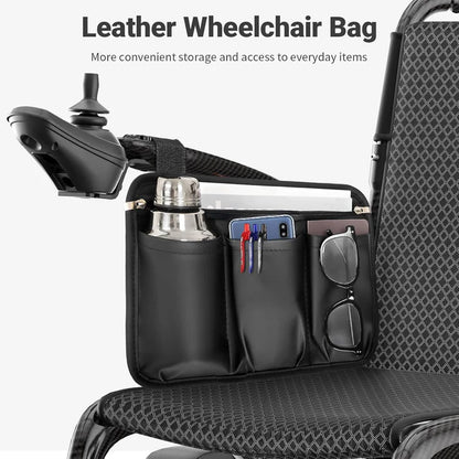 28 lbs Carbon Fiber Ultralight Foldable Electric Wheelchair – Dual Battery, 28-Mile Range, All-Terrain, Airline Approved