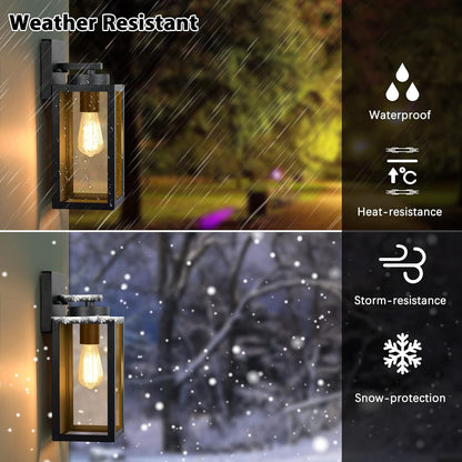 Outdoor Wall Light Fixtures, Exterior Waterproof Lanterns